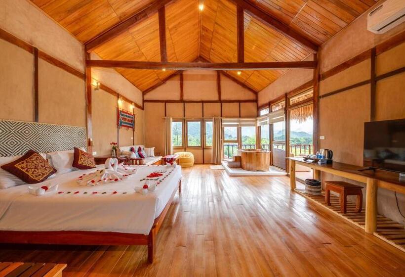 Suite with Terrace, Mai Chau Onsen Retreat