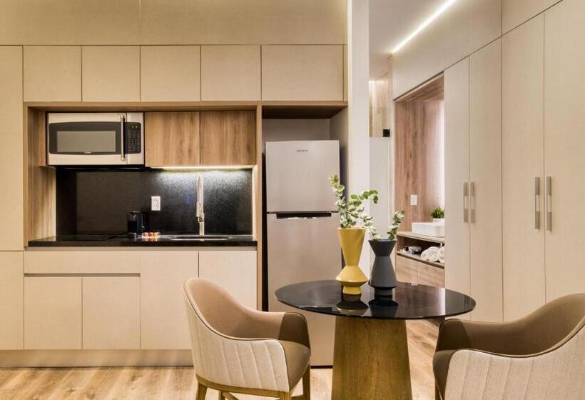 バルコニー付きスタンダードステューディオ, Utopic Palacio Polanco By Uliv