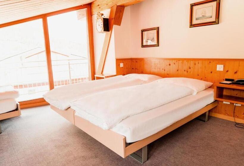 Quarto familia vista montanha, Hillsite Smart Hotel Flims