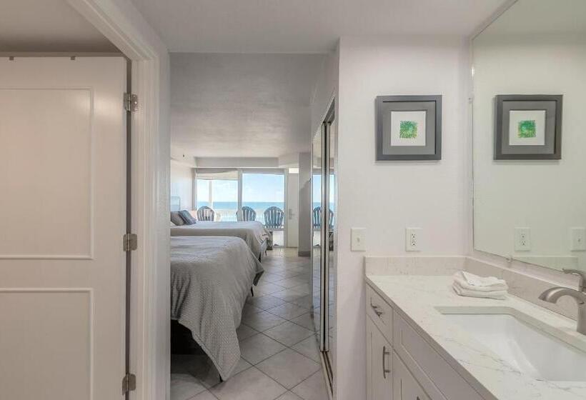 海の見える１ベッドルームアパートメント, Dbr Direct Oceanfront Condo, Daytona Beach, Sleeps 4