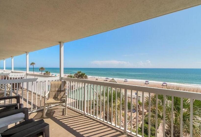 海の見える１ベッドルームアパートメント, Dbr Direct Oceanfront Condo, Daytona Beach, Sleeps 4
