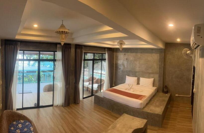 オーシャンビューデラックスルームバルコニー付き, Seaview Hopper Phuket House