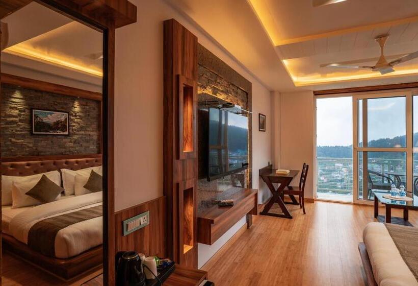 스탠다드 룸 킹사이즈 침대, Alt Life Luxe   Uppper Bhagsu Mcleodganj