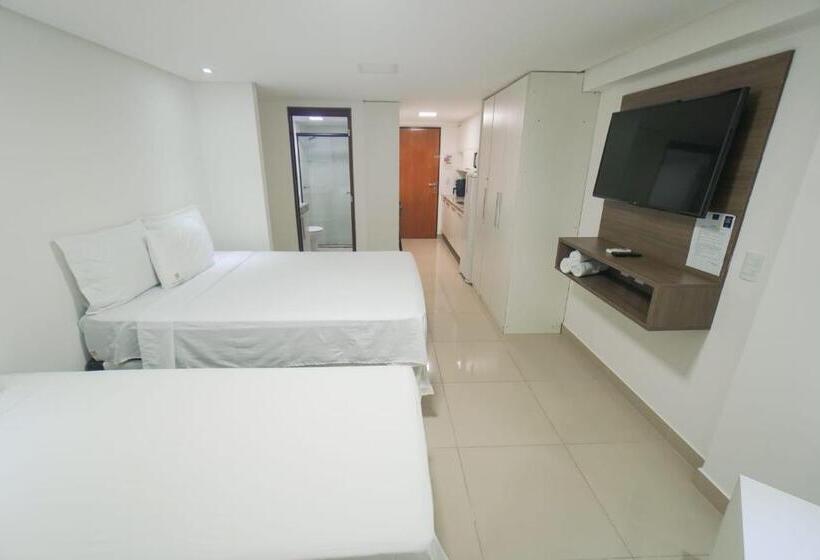 스탠다드 트리플 룸, Gold Flat Praia De Cabo Branco
