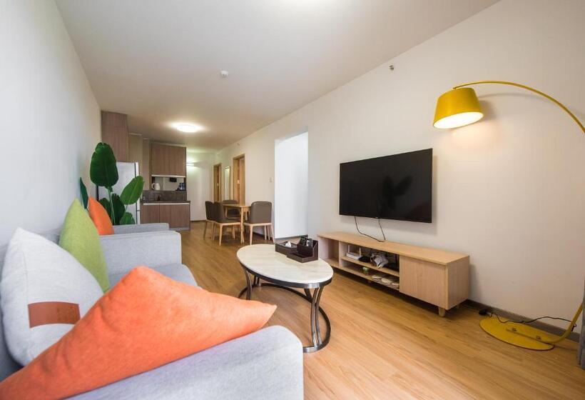 带3个卧室的公寓, Wesu Weisu Service Apartment   Shenzhen University Nanshan Science And Technolog Park