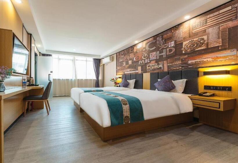 Quarto Deluxe, Amemouillage Inn   Guangzhou Railway Station Xicun Metro Station