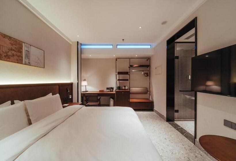 스탠다드 룸 퀸사이즈 침대, Jingmao Alley Hotel   Beijing Wangfujing Dongsi Subway Station Branch