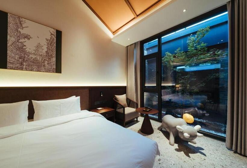 디럭스 패밀리 룸, Jingmao Alley Hotel   Beijing Wangfujing Dongsi Subway Station Branch