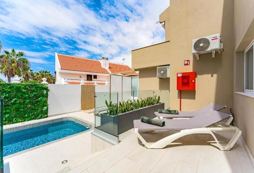 Апартаменты 1 Спальня Вид на Бассейн, Bal Apartments Adults Only