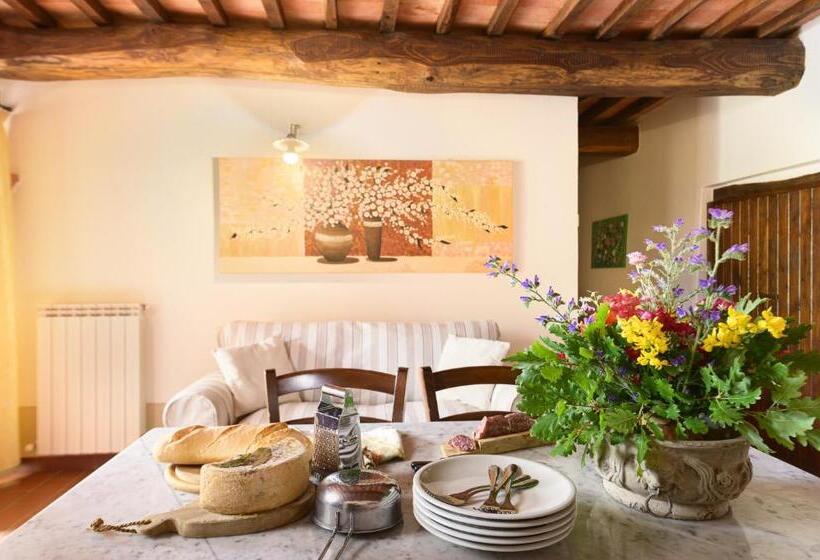 Апартаменты 1 Спальня Вид на Бассейн, Agriturismo La Fonte
