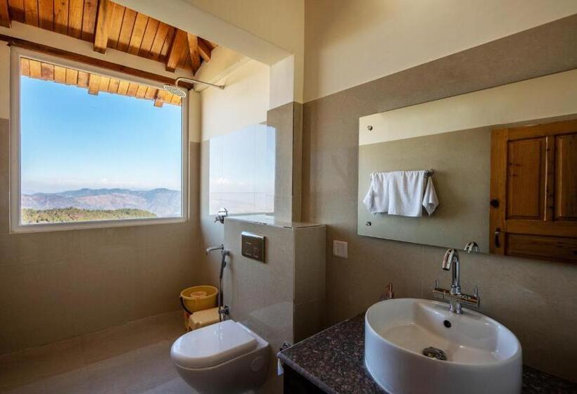 프레지덴셜 스위트, Shree Parijat Resort At Mukteshwar Hill Station With Himalayan View