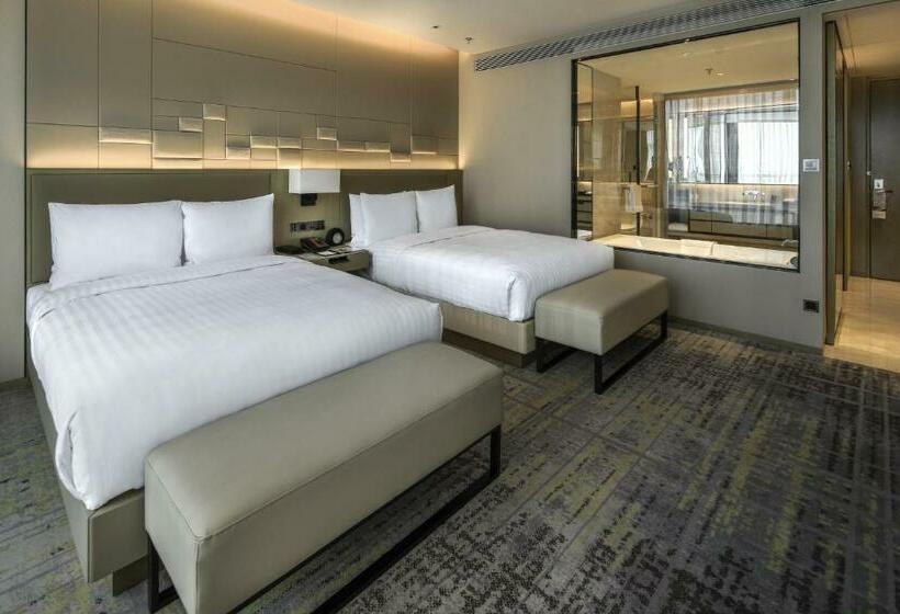 キングサイズベッドのスーペリアルーム, Chengdu Marriott Hotel Financial Centre