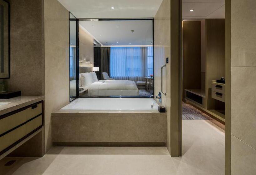 キングサイズベッドのクラシックルーム, Chengdu Marriott Hotel Financial Centre