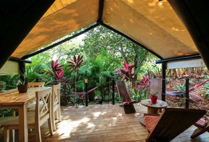 غرفة ديلوكس رباعية, Glamping Hotel Flor Y Bambu