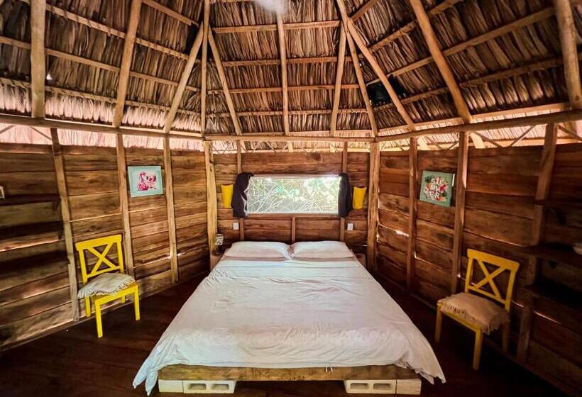 شاليه غرفة نوم واحدة, Glamping Hotel Flor Y Bambu