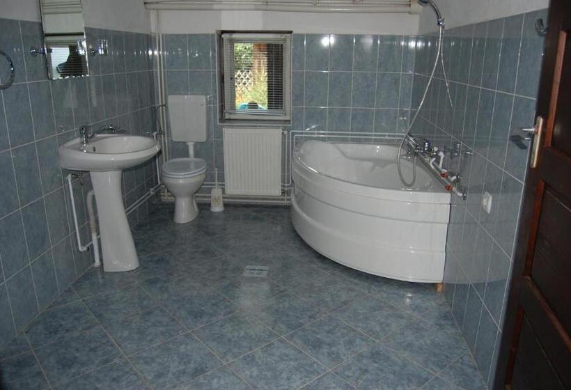 חדר סטנדרט טריפל חדר רחצה חיצוני, Zoltán & Erika Panzió Parajd