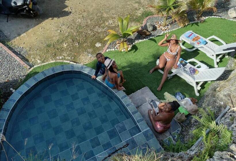 Standard room with outdoor bath, The Rock House Eco
