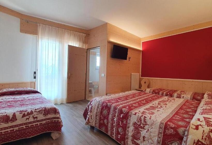 4인용 스탠다드 룸, La Montanina Hotel In Val Di Non