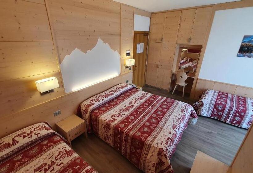 スタンダード４人部屋, La Montanina Hotel In Val Di Non