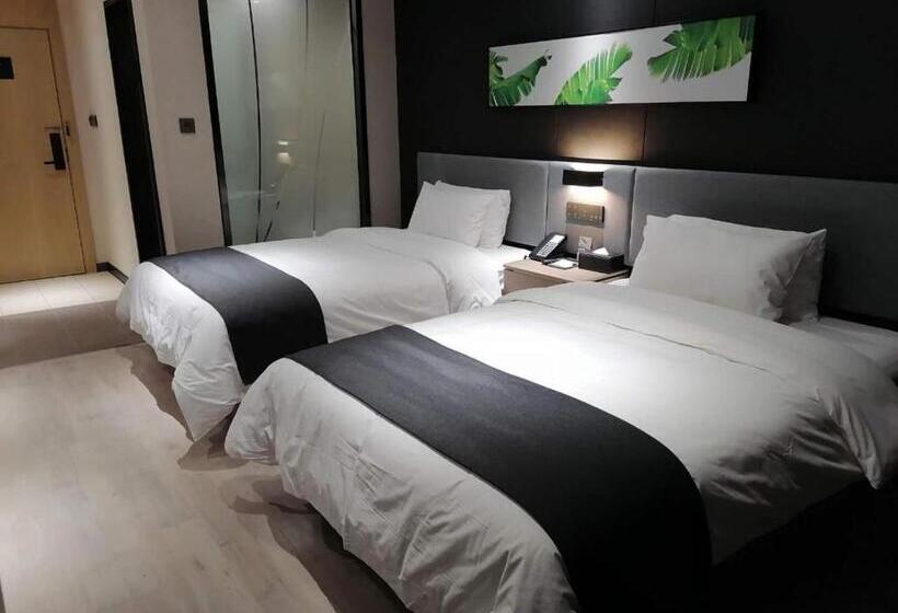 Номер Superior, Thank Inn Chain Hotel Shangqiu Yongcheng Jinbo Grand Plaza