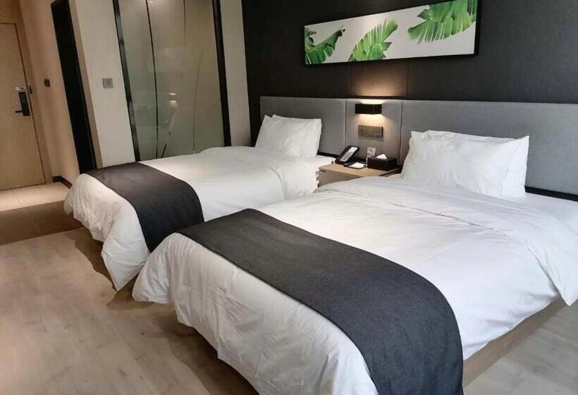 Номер Премиум, Thank Inn Chain Hotel Shangqiu Yongcheng Jinbo Grand Plaza