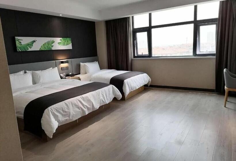 패밀리 룸, Thank Inn Chain Hotel Shangqiu Yongcheng Jinbo Grand Plaza