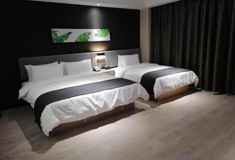 Семейный Номер, Thank Inn Chain Hotel Shangqiu Yongcheng Jinbo Grand Plaza