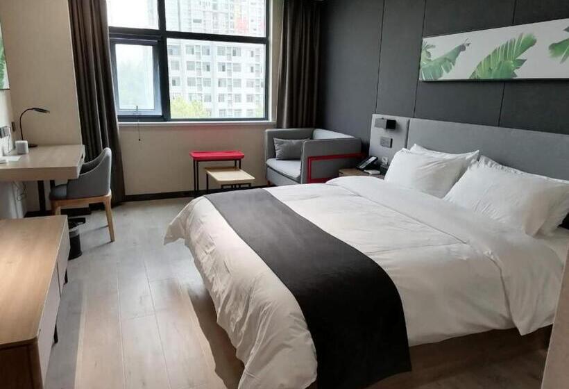 Номер Superior, Thank Inn Chain Hotel Shangqiu Yongcheng Jinbo Grand Plaza