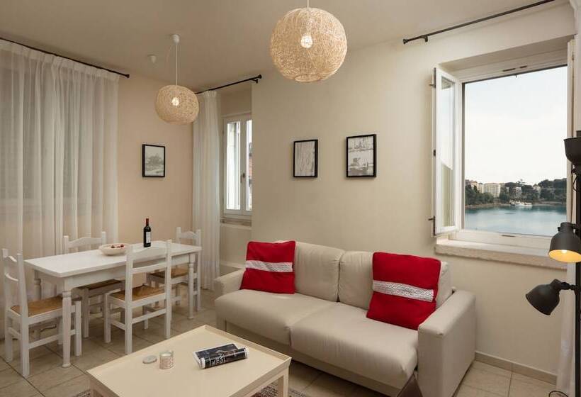 침실 1개 바다 전망 아파트, Angelo D'oro Apartments Trevisol
