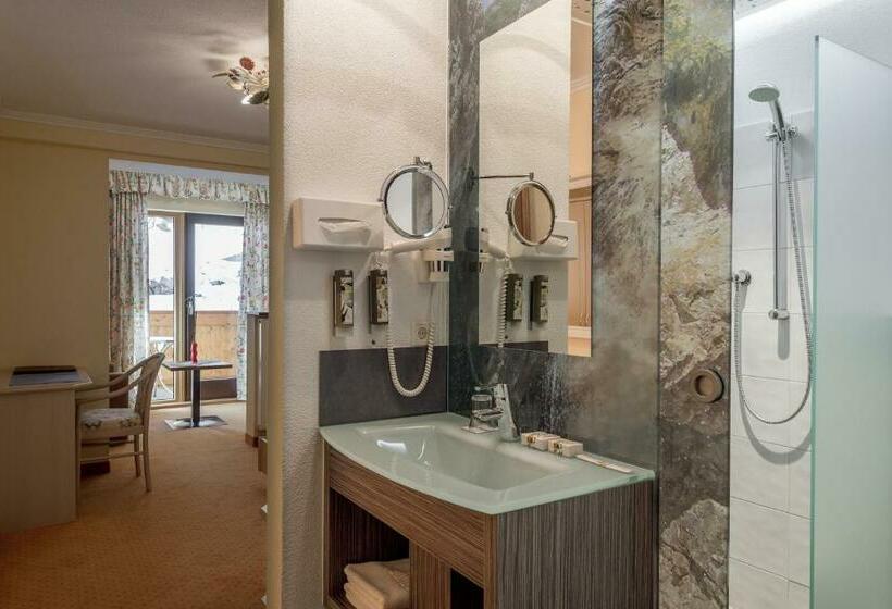 Quarto Estandar Individual com Sacada, 4 Sterne Superior Mühle Resort 1900   Adults Only