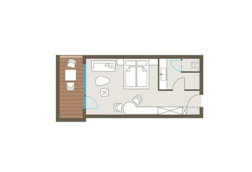 Comfort room with balcony, Biohotel Bergzeit