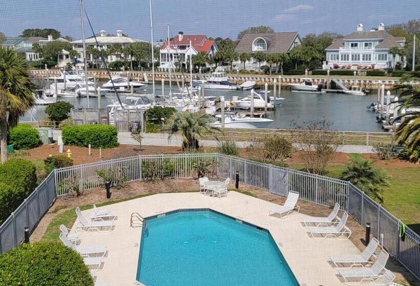 침실 1개 발코니 아파트, The Moorings Condo   Wild Dunes Resort   Isle Of Palms Marina