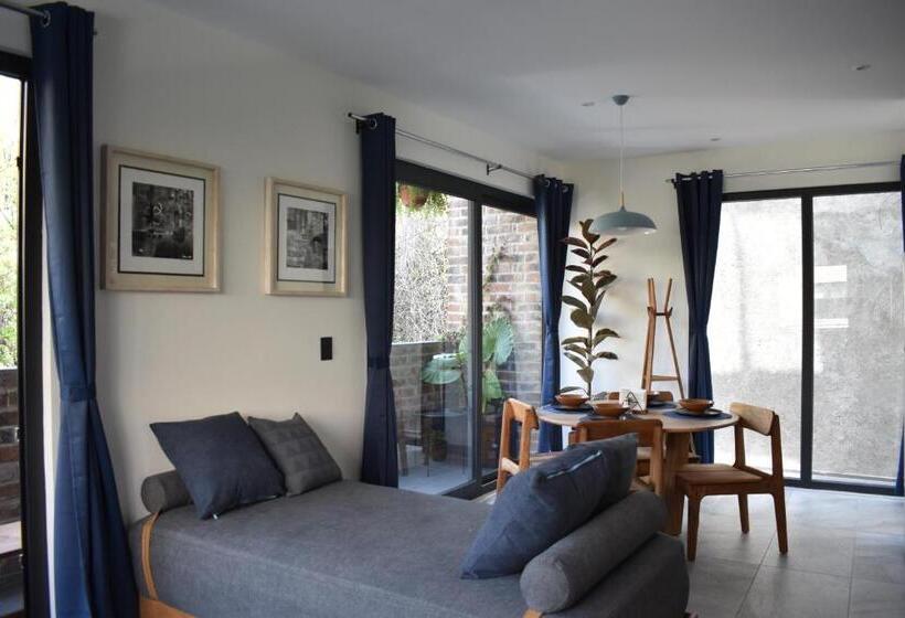 Apartamento 1 Dormitório com Terraço, Tanat Art Boutique