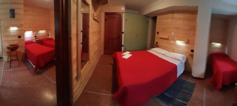 スタンダード４人部屋, Albergo Cioccarelli