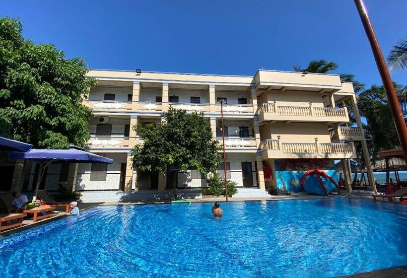 اتاق استاندارد چهارنفره با چشم‌انداز باغ, Hoa Biển Guest House