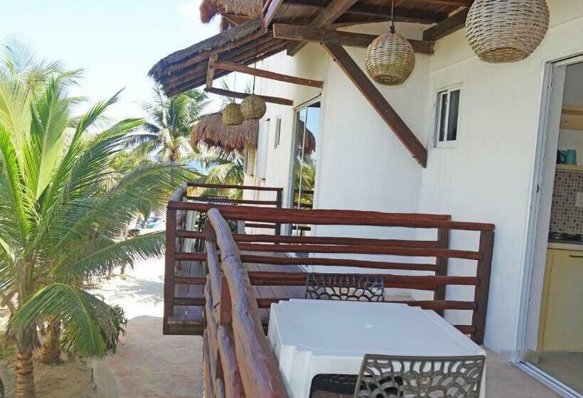 テラス付きスタンダードルーム, El Fuerte Beach Apartments