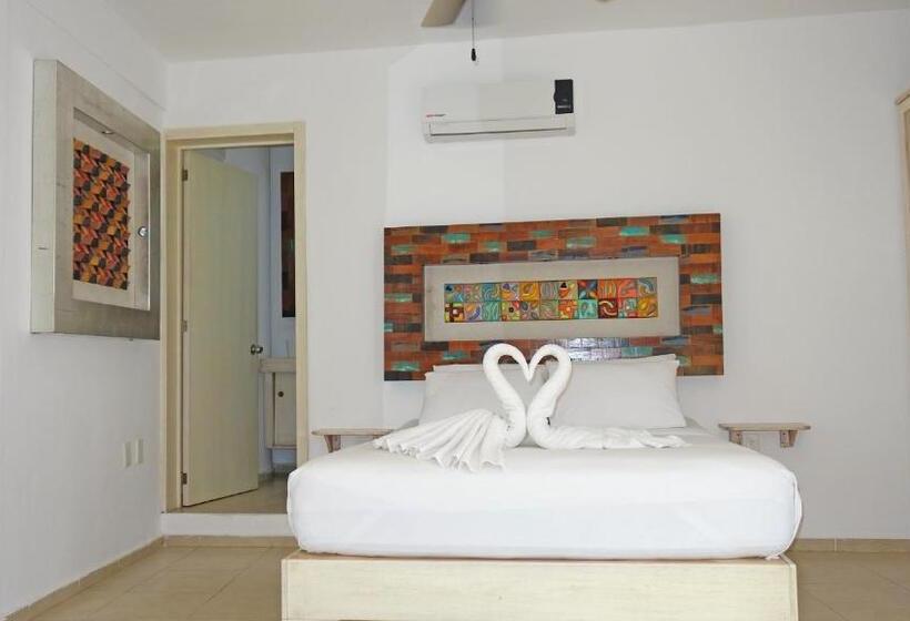 テラス付きスタンダードルーム, El Fuerte Beach Apartments