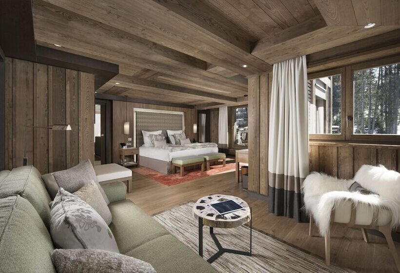 Номер Престиж, Hôtel Barrière Les Neiges Courchevel