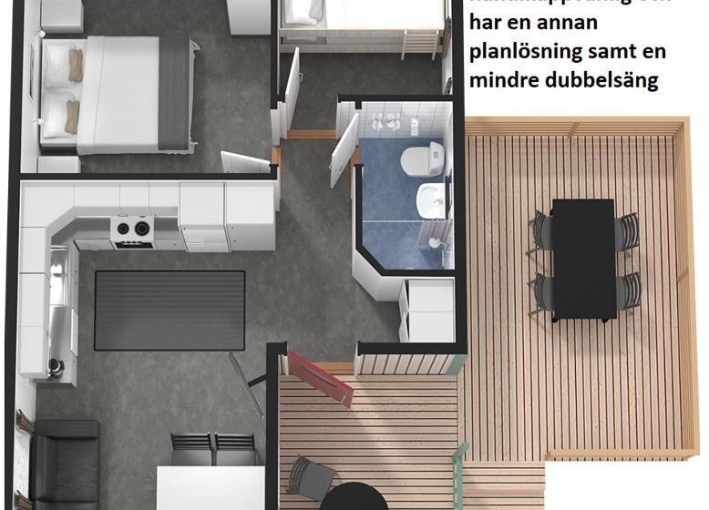 2间卧室的房子, Karlstad Swecamp Bomstadbaden