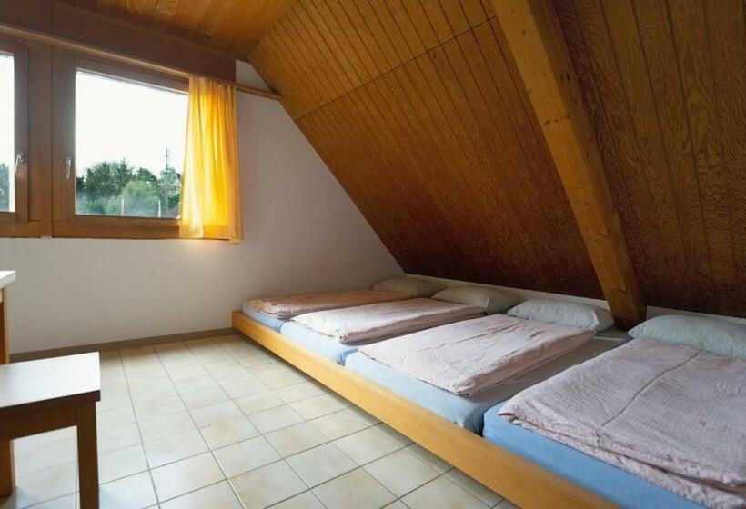 Номер Стандарт Четырехместный Совместный Санузел, Delémont Youth Hostel