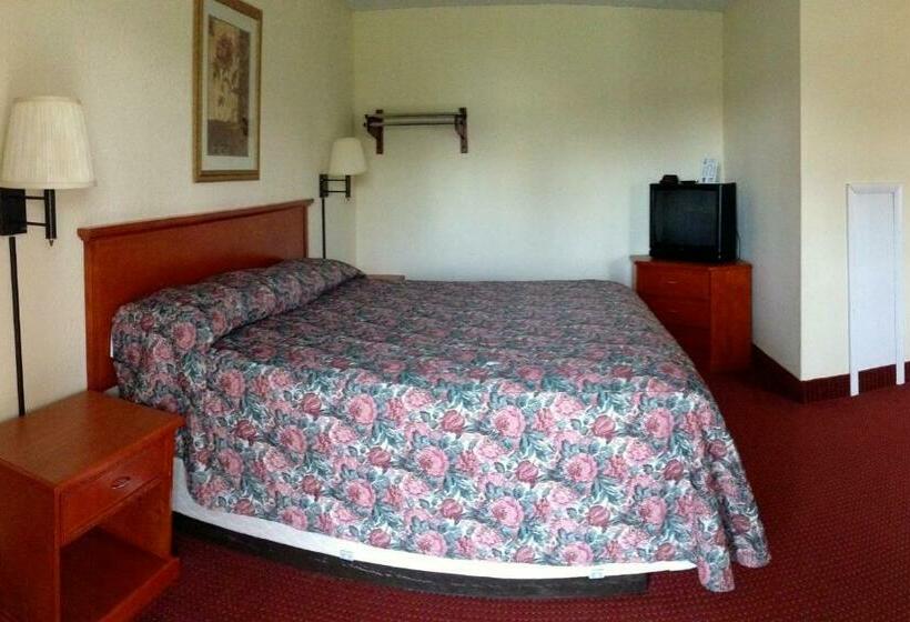 キングサイズベッドのスタンダードルーム, Crown Inn Motel Yorktown