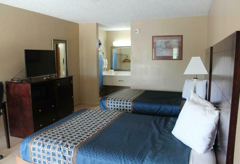 غرفه قياسيه سريرين مزدوجين, Highland Inn Denham Springs Baton Rouge East