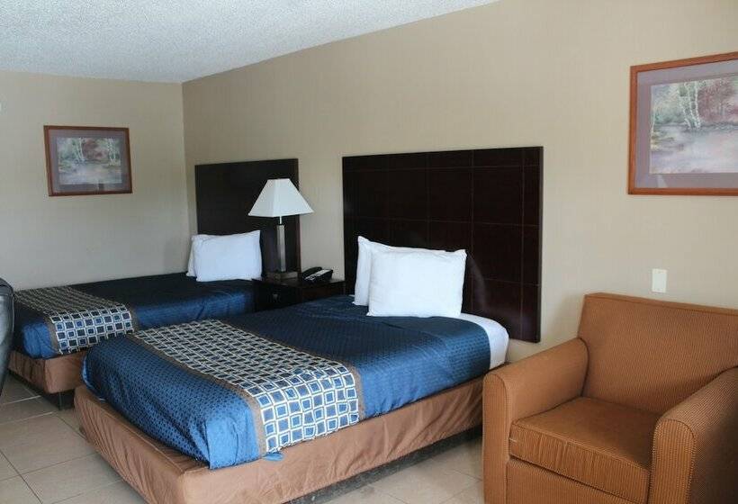 غرفه قياسيه سريرين مزدوجين, Highland Inn Denham Springs Baton Rouge East