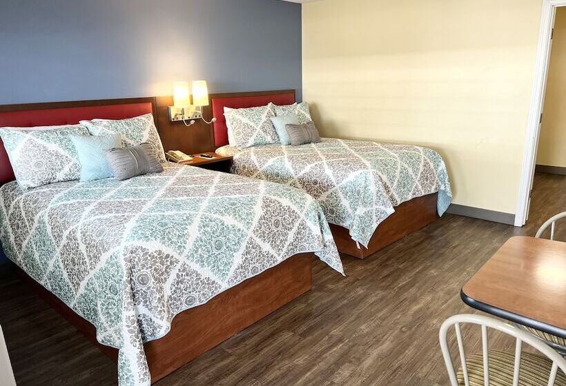 带2个双人床的标准工作室, Scarborough Beach Motel