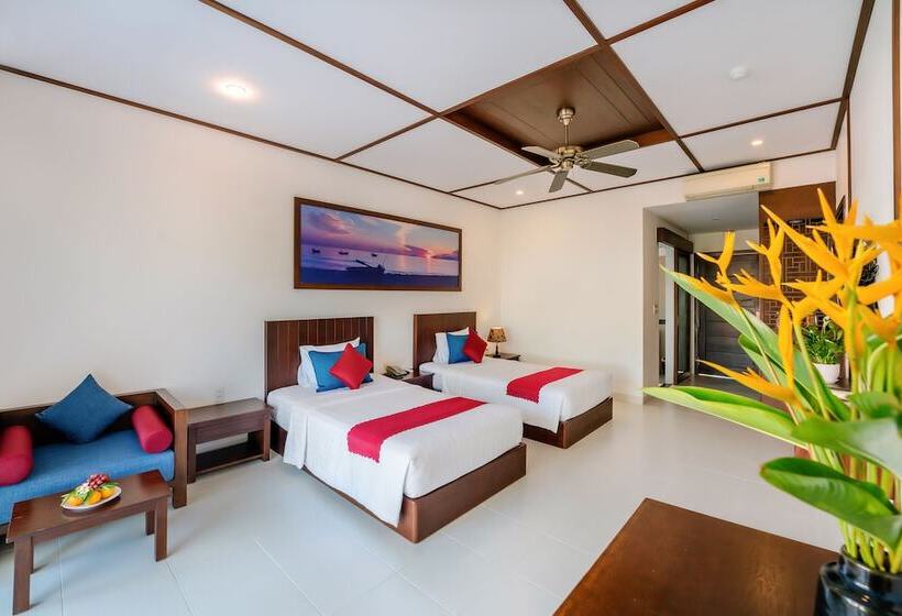 ویلای 1 خوابه با چشم‌انداز دریا, Tam Thanh Beach Resort & Spa