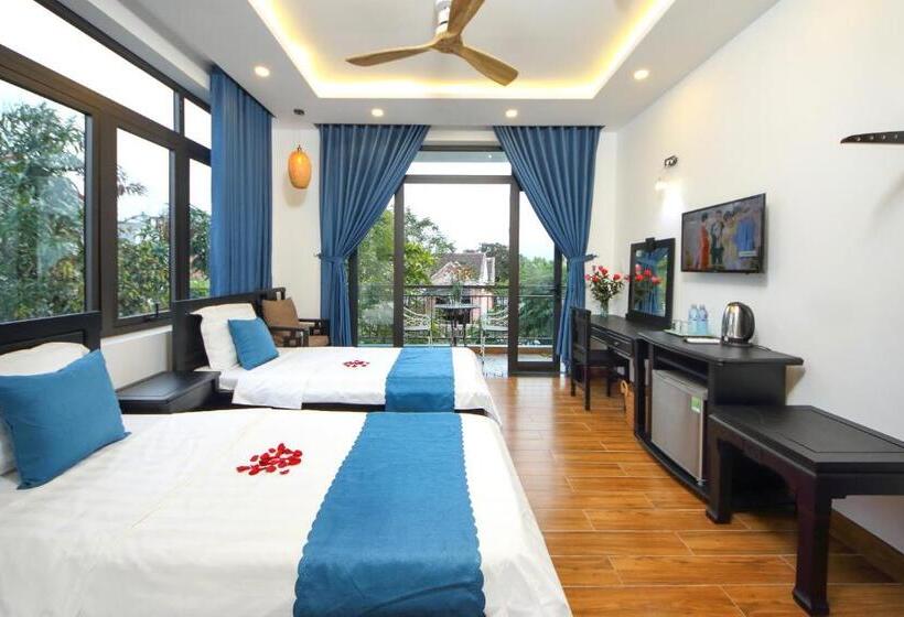 اتاق استاندارد با تخت بزرگ, Quynh Long Villa