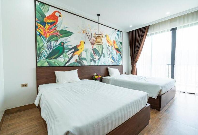 اتاق استاندارد با چشم‌انداز باغ, Khách Sạn Aquariusgarden Vân Long Ninh Bình