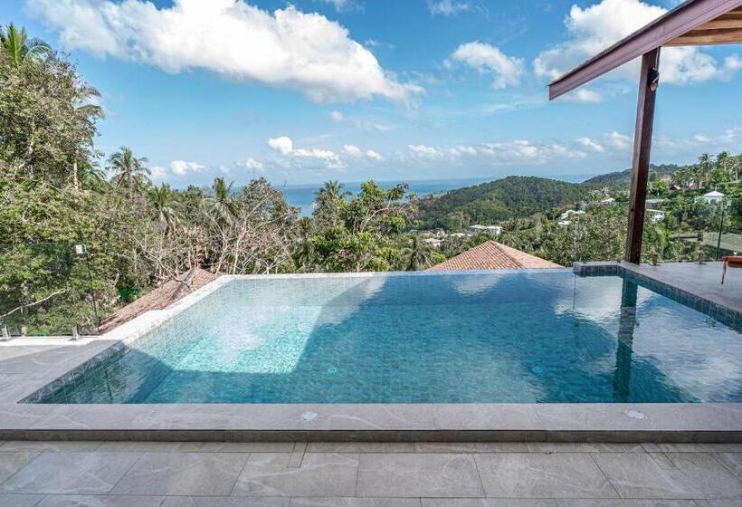 침실 2개 빌라, 2br Modern Balinese Pool & Sea View Villa #9