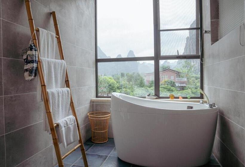Номер Стандарт с Террасой, Yangshuo Shui Mo Ju Guesthouse