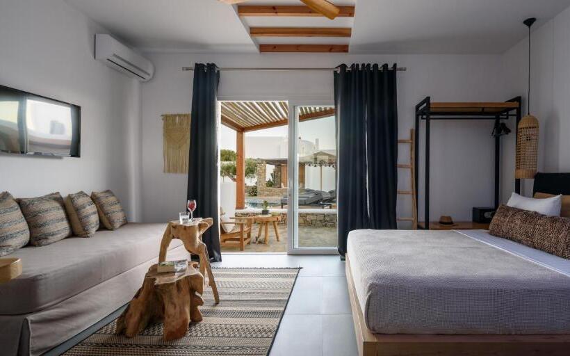 Люкс с гидромассажем, Olive Mykonos Villas